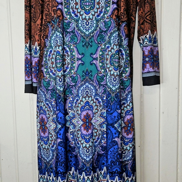 Maggy London Multicolor Paisley Tunic - Picture 2 of 7